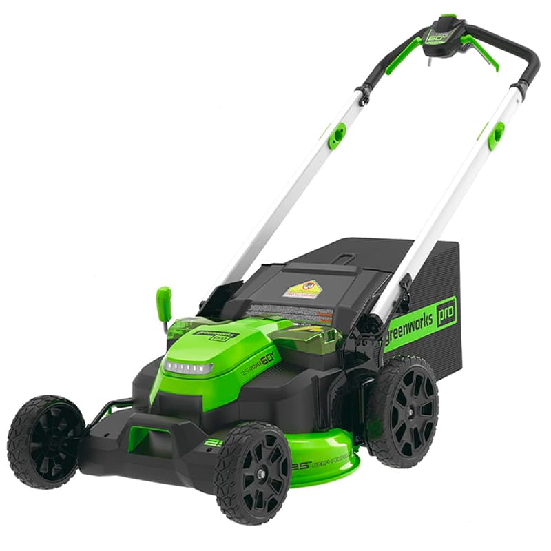Газонокосилка самоходная Greenworks GD60LM61 60V 2519107 (61 см) бесщеточная аккумуляторная — детальное фото